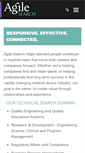 Mobile Screenshot of agilesearchinc.com